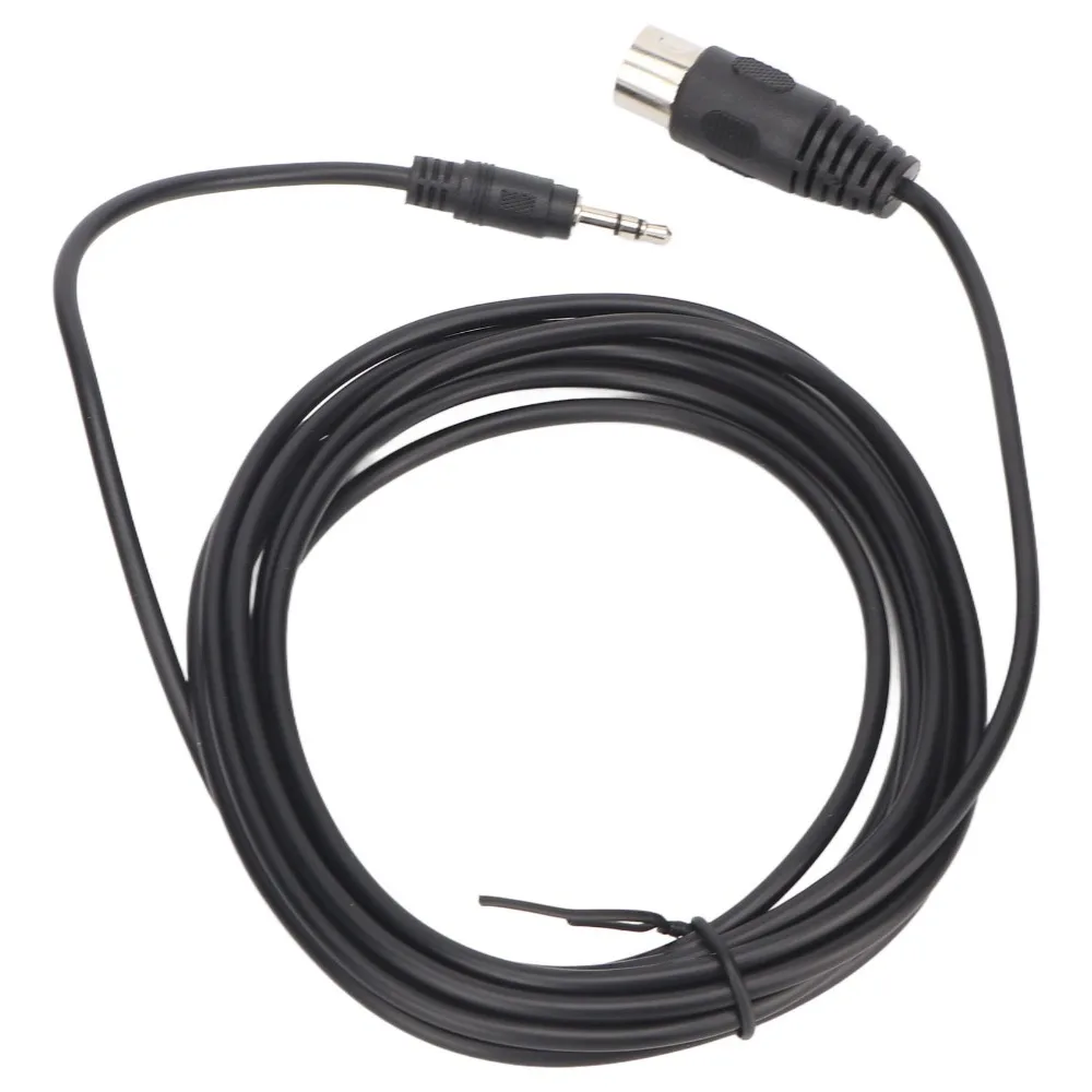 Durable Material Male to Male Din 8 Pin to 3.5mm MIDI Cable Plug and Play 3m/9.8ft Audio Cable 8 Pin Din to 3.5mm Cord CD Player