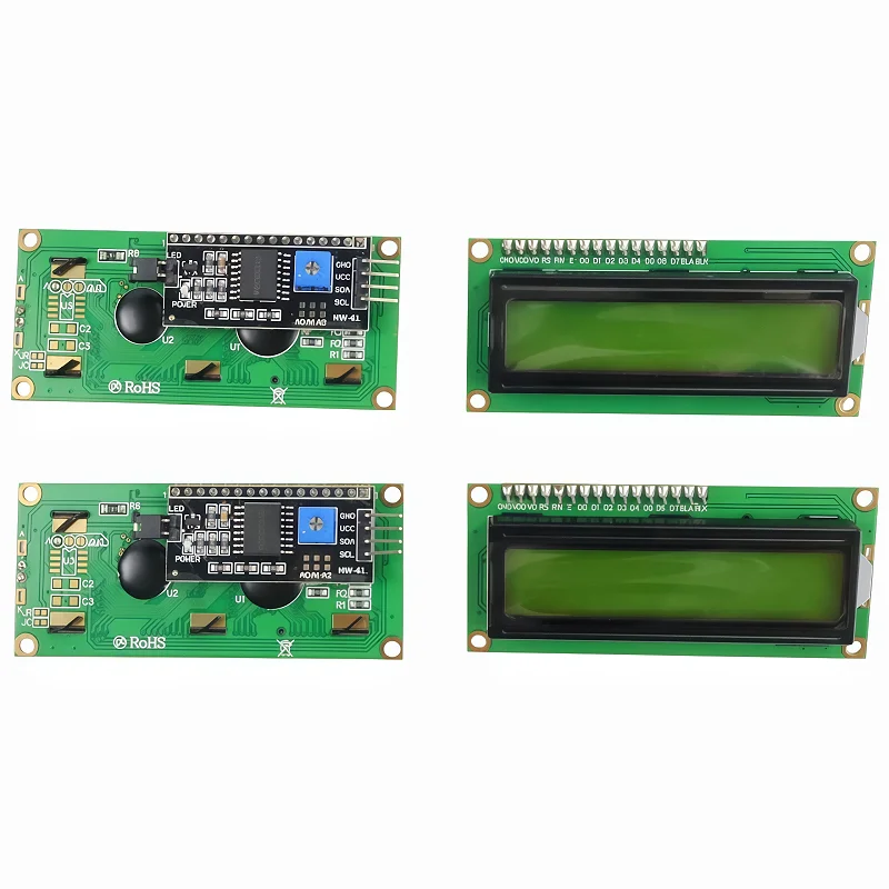 5V LCD1602A I2C Display Module Blue Green Screen 5V PCF8574 IIC Adapter Llate for Arduino