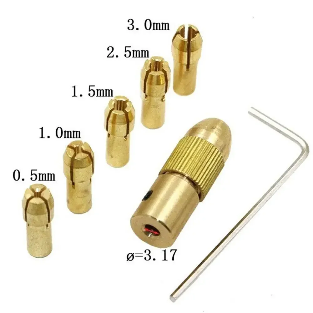0.5-3mm Fixture Table Clamp Motor Electric Drill Set Micro Twist Chuck Tool Set