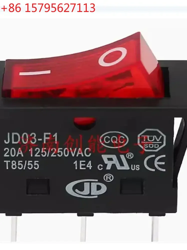 5pcs Single row three legged two gear boat type switch 20A JD03-F1