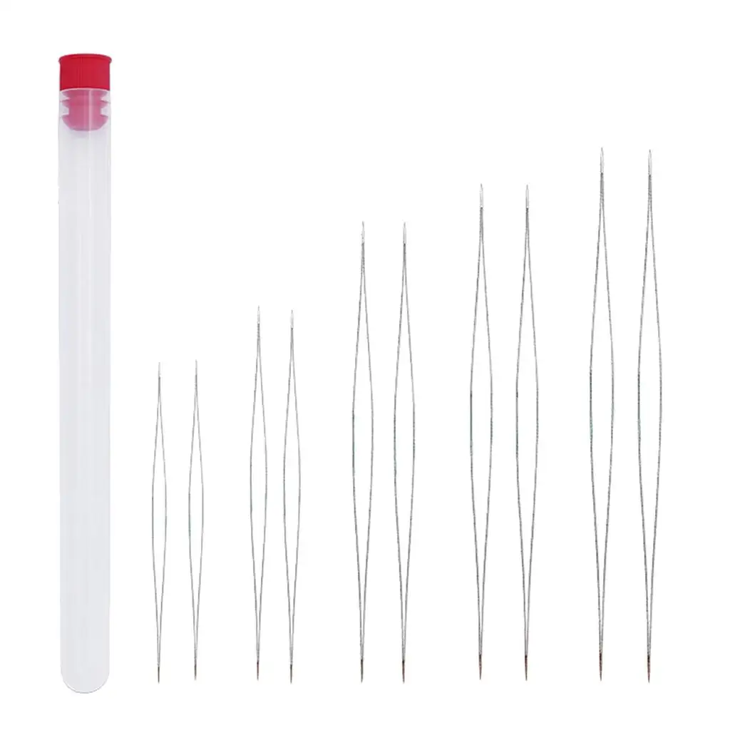 10x Big Eye Easy Beading Jewelry Making Pins W/ Storage Bottle - 5 Sizes
