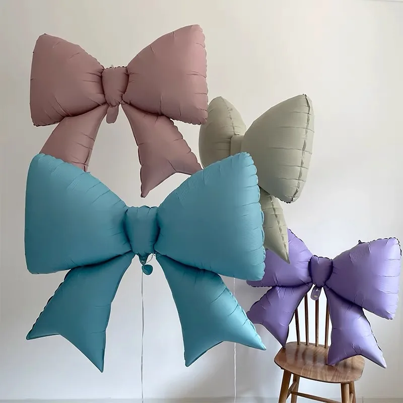 1Pc Matte Bowknot F…