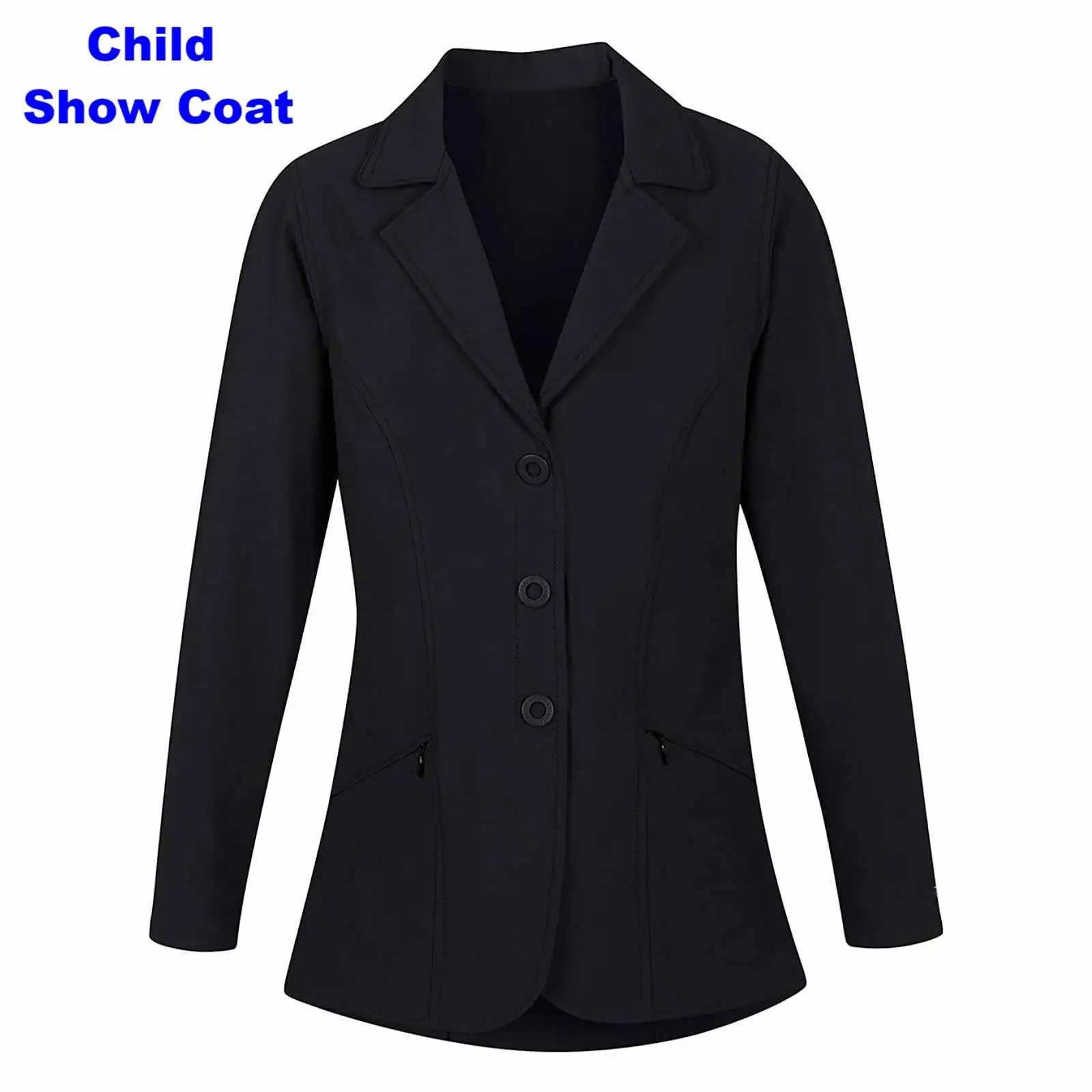High-Model Kids Competition Equestrian Jacket Polyester And Spandex Horse Riding Show Coat For Kids Competitor Events