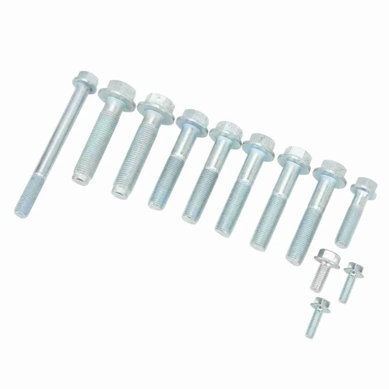12PCS Transmission Bolt Kit Complete Metal Replacement For Acura B16 B18 B20 Hydro 5spd