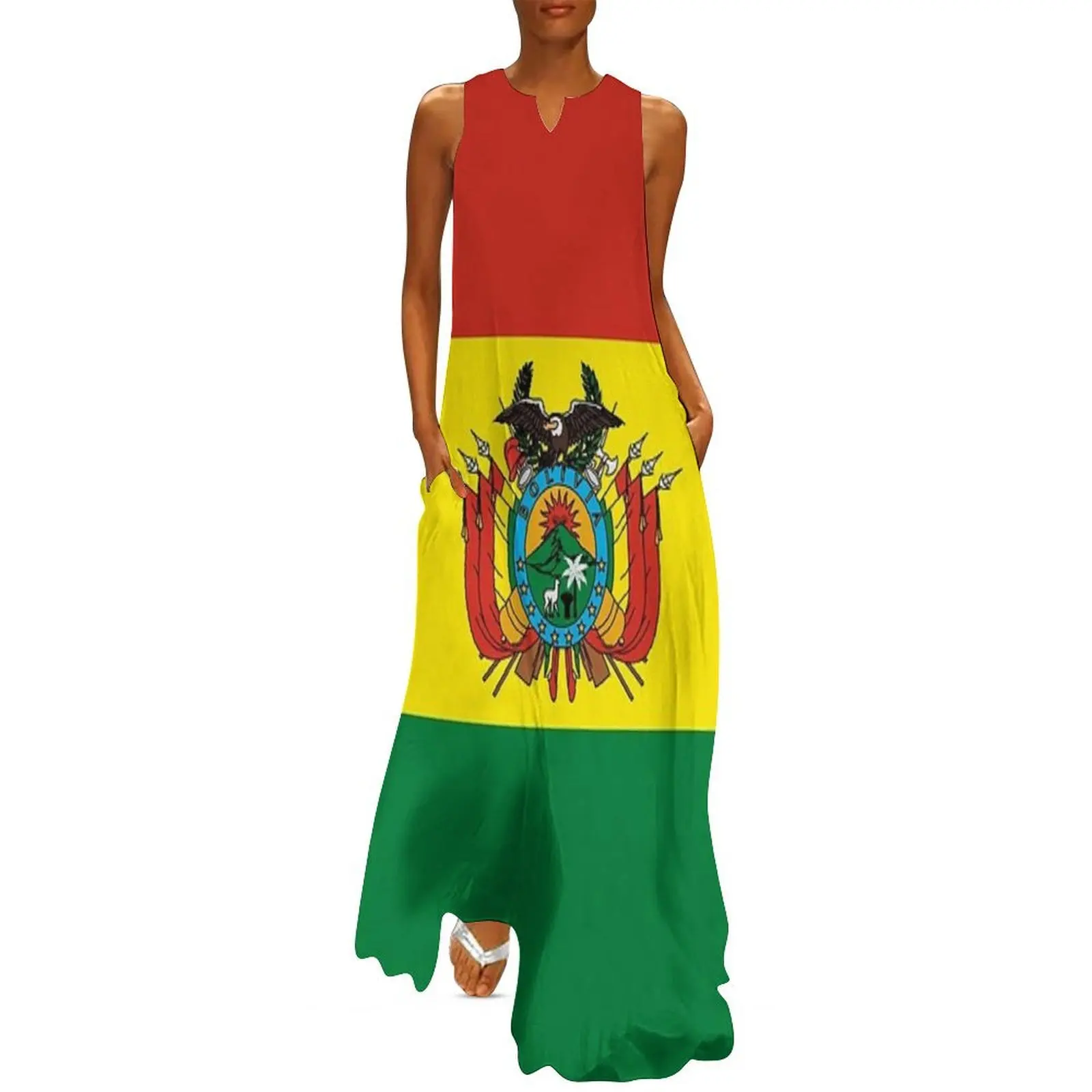 

Flag of Bolivia Long Dress Clothing women's clothing summer 2025 novelties Bride dresses woman dress