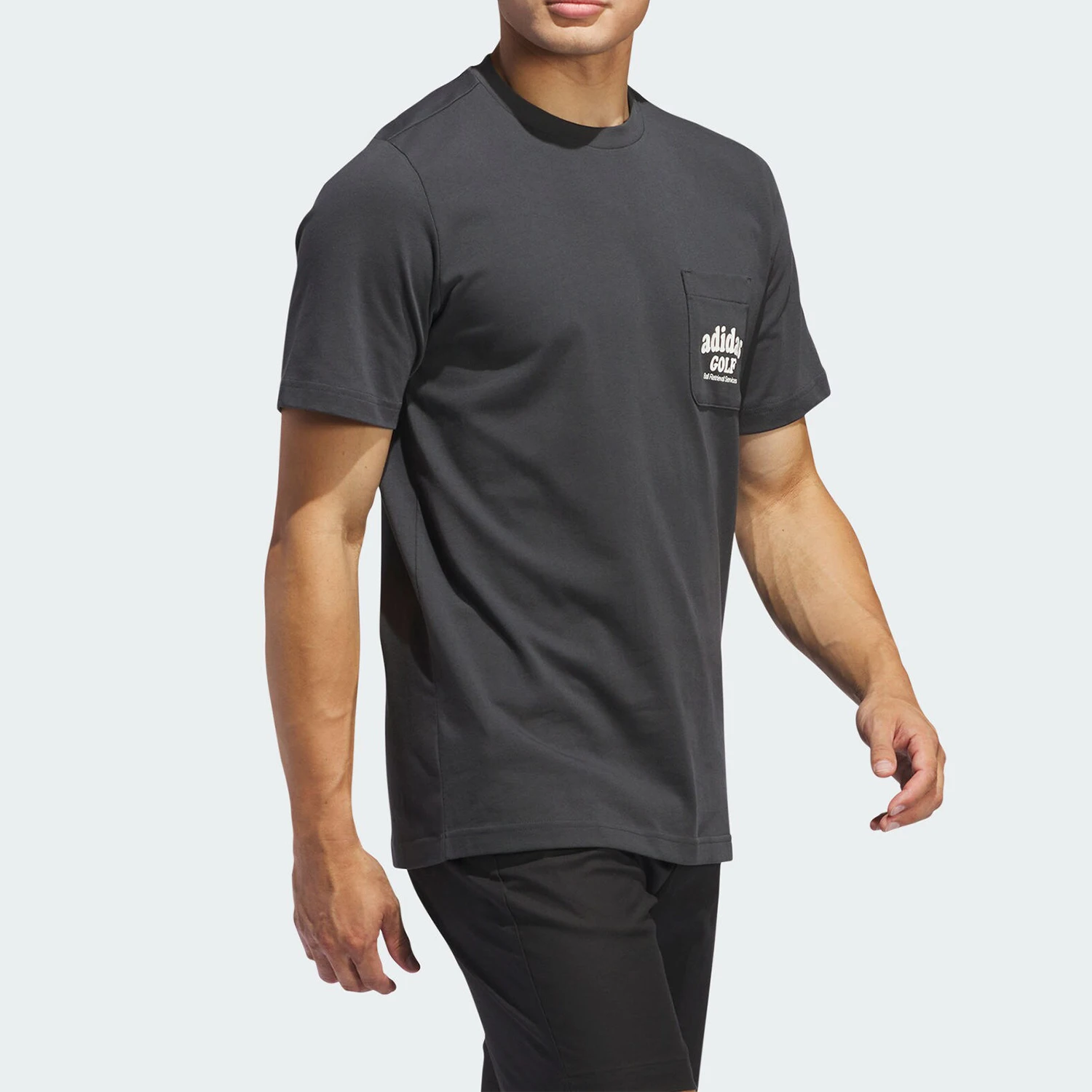 Adidas Authentic New Men's Golf Print Short Sleeve Round Neck T-Shirt IS3268