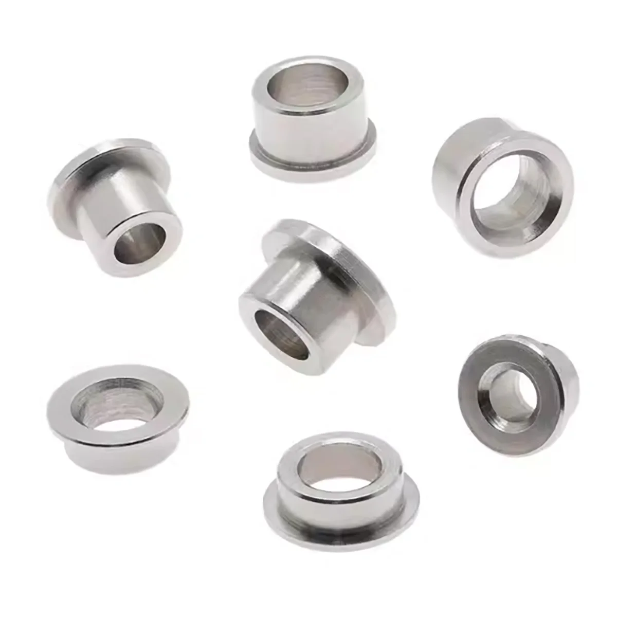 Picture 5: Stainless Steel Flange Bushings - Wear-Resistant Unthreaded Hollow Sleeves with Flange ID 5/6/8/10mm