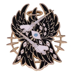 Seraphim enamel pin Christian angelology brooch badge Backpack Collar Pins Hat Jewelry accessories