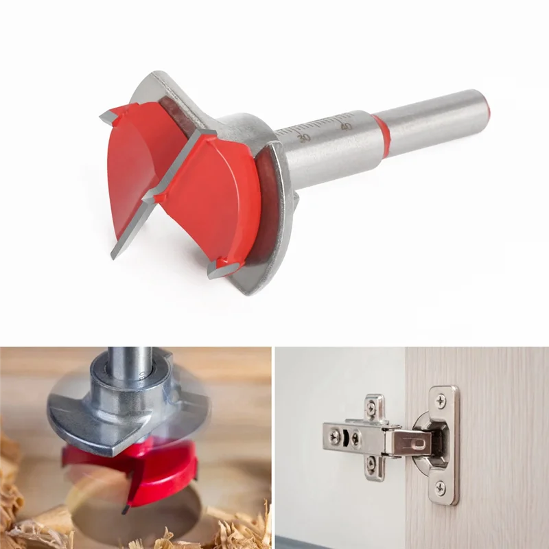 

A43F-1Set Hinge Woodworking Opening Locator Adjustable Woodworking Door Lock Hinge Drill 35Mm