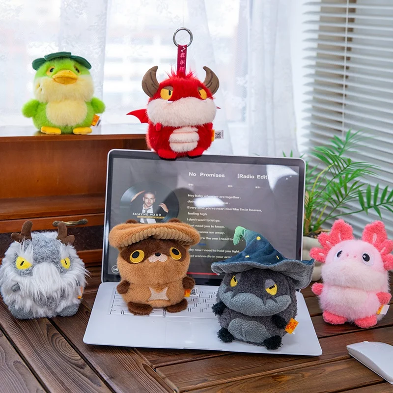 15cm Prehistoric Creatures Cartoon Dinosaur Plush Pendant Stuffed Kawaii Dino Keyring Decor Plushie for Bag Gift