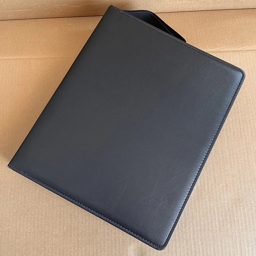 A4 Zipper Binder Leather D Rin - огляд і ціна Vintage Collectible Books
