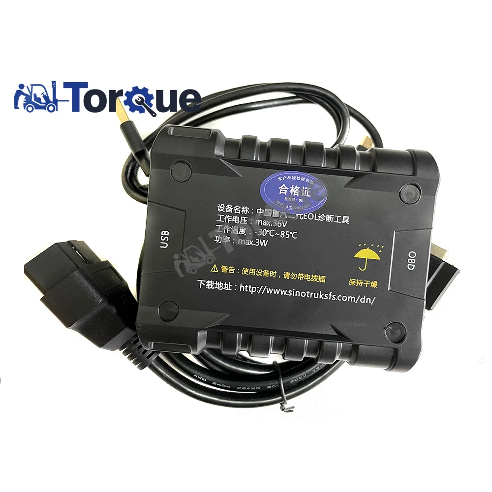 For Sinotruk EOL OBD diagnostic kit DENSO common rail engine Heavy Duty Truck for Sinotruck diagnostic tool