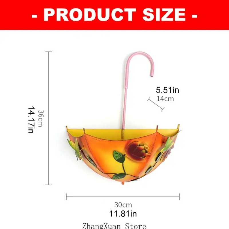 Wand-Topfhalter aus Metall für den Innenbereich, 3er-Set, vertikale Blumentopf-Präsentation für Balkon- und Eingangswände mit – Detail 6