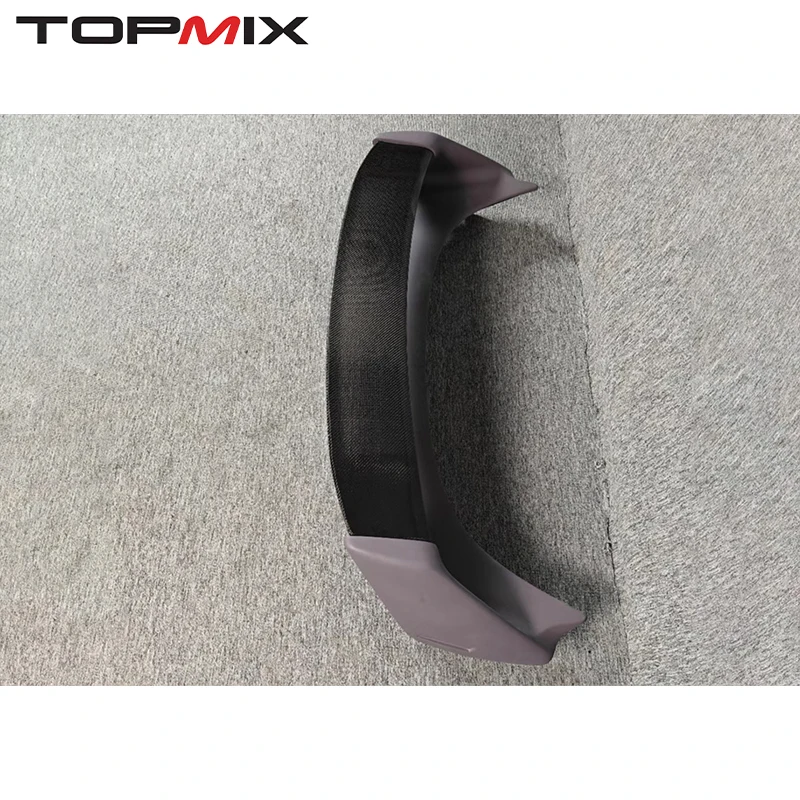 For Honda Civic Type-R FN2 (2007-2010) MU-Style Partial Carbon Fiber Rear Trunk Wing Spoiler (High-Quality Exterior Part)