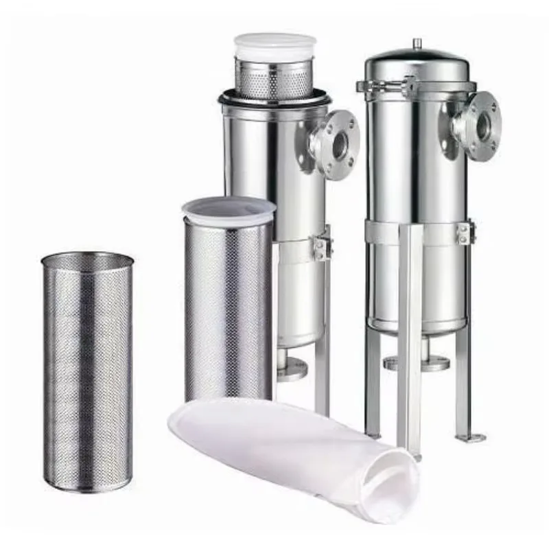 

High Flow Stainless Steel 304/316 Bag Filter Housing Single Filter Housing Industry Water Filter Housing