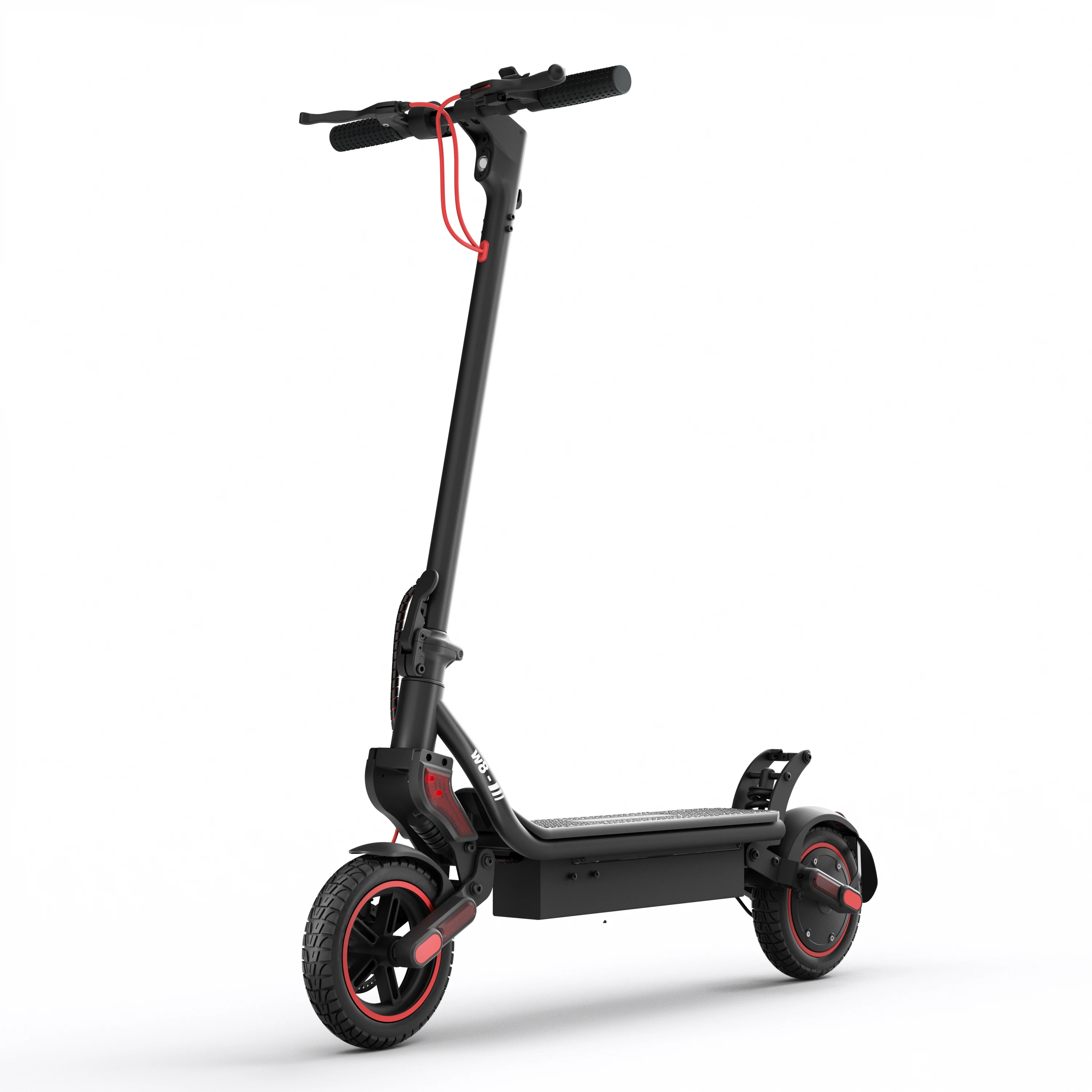 W8 Elektrische Scooter 9,3 Inch 48V 14Ah 750W Motor 30-40km Max Bereik 40km/u Max Snelheid Dubbele Vering E-Scooters Met App