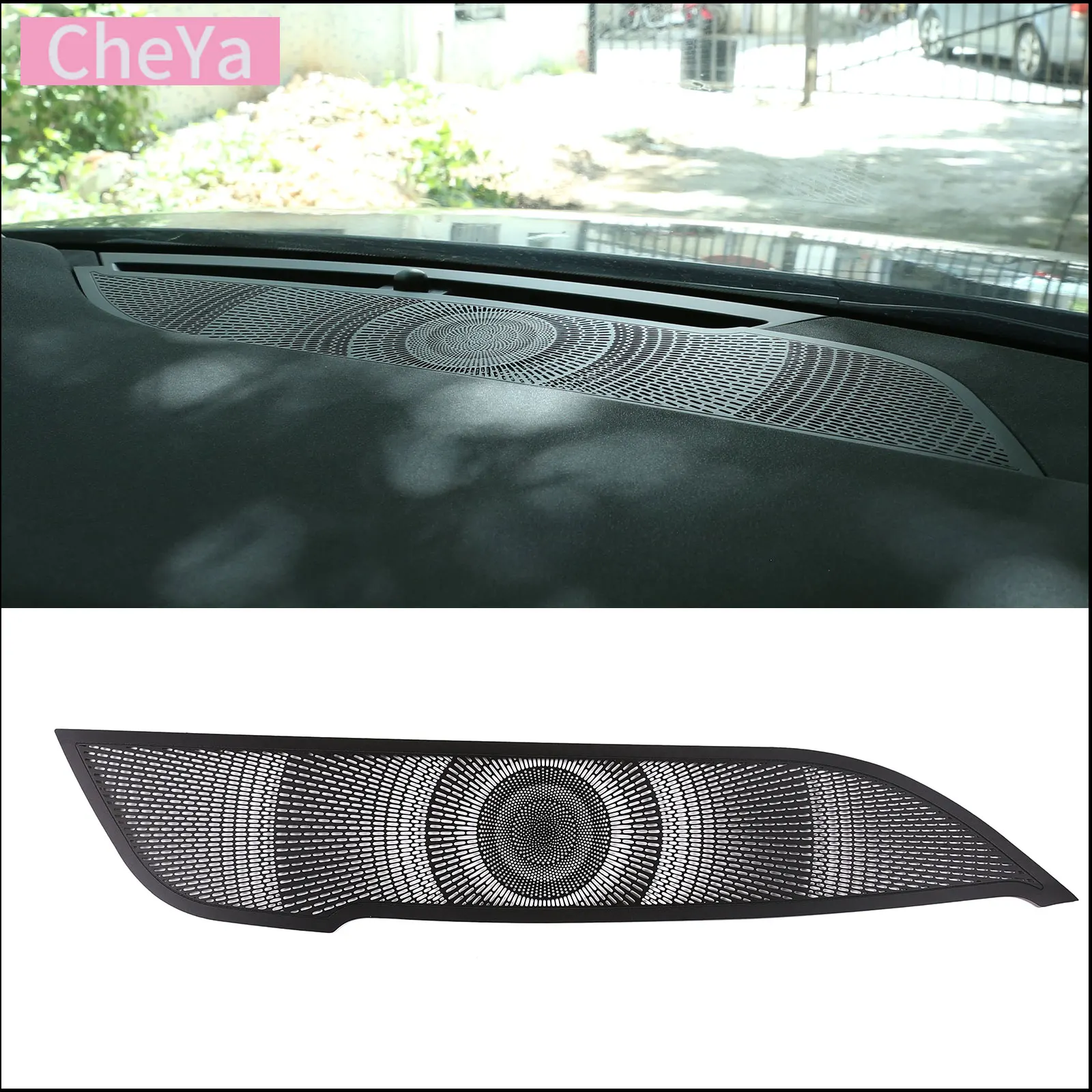 

For Land Rover Range Rover Evoque L551 2020-2023 Car Dashboard Speaker Decorative Cover Aluminum Alloy Interior Accessories LHD