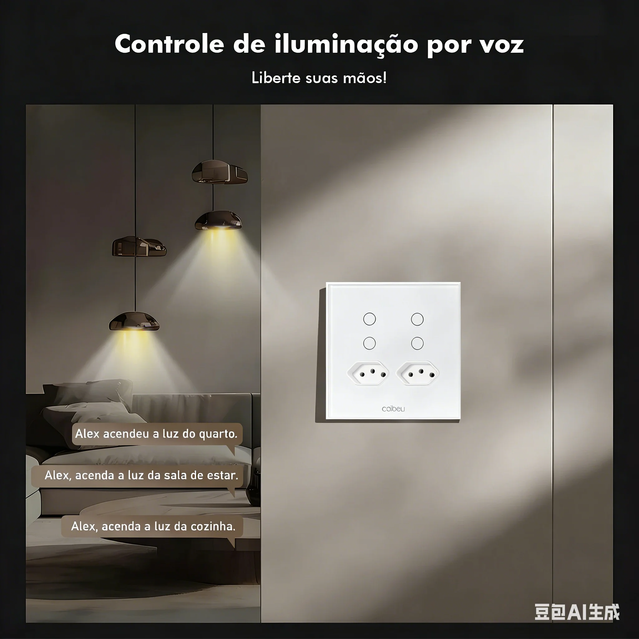 

EU Standard Touch Switch Tuya Smart WIFI Voice Control APP Remote Control Timer RF Control Compatible with Siri