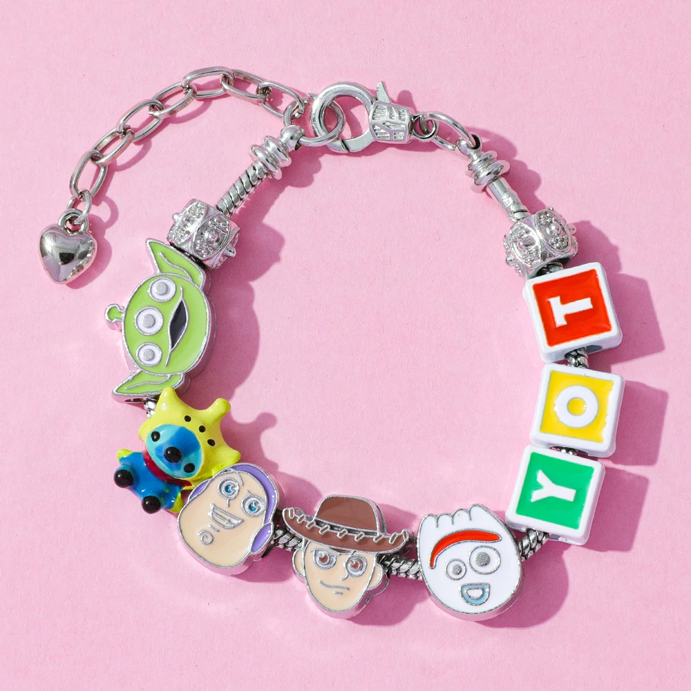 กล่องสุ่มของเล่นดิสนีย์ ทอย สตอรี่ 3 ปฏิทินนักษัตร ชุดฟิกเกอร์การ์ตูนแฟชั่น ของตกแต่งจี้ DIY สำหรับของสะสมและของขวัญ