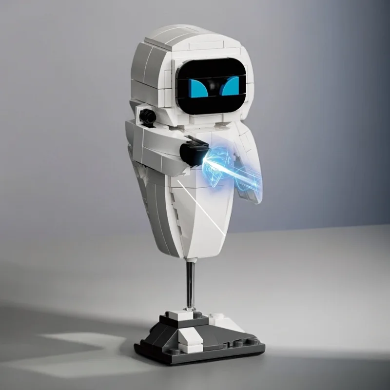 Espaço quente mini robô moc tijolos de construção brinquedos rastreados modelo bot clássico filme blocos de ficção científica bonecas crianças adultos presentes de natal