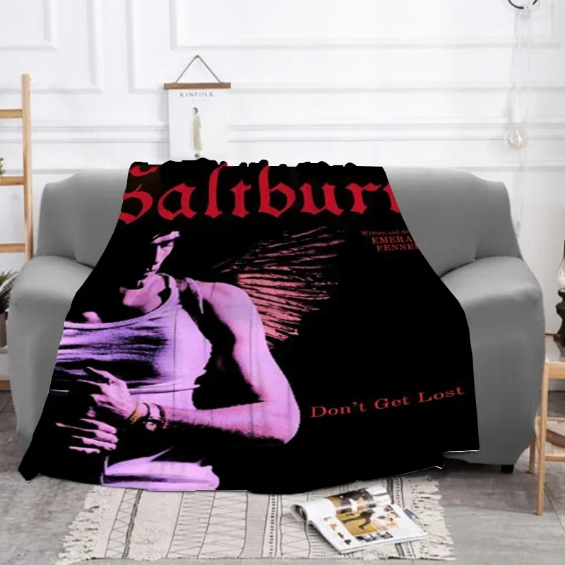 

Saltburn Movie Baby Blanket Jacob Elordi Furry Sofa Baby Blankets Winter Throw Fluffy Soft Throws Fleece Beds Custom Nap