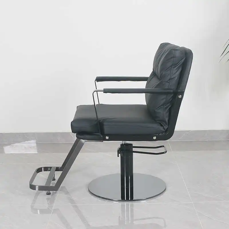 كراسي الحلاقين لاش مريح مكتب بيرم صالون الشعر كراسي الحلاق رفع صبغ الشعر الأثاث Cadeira Barbeiro Lslfy #2