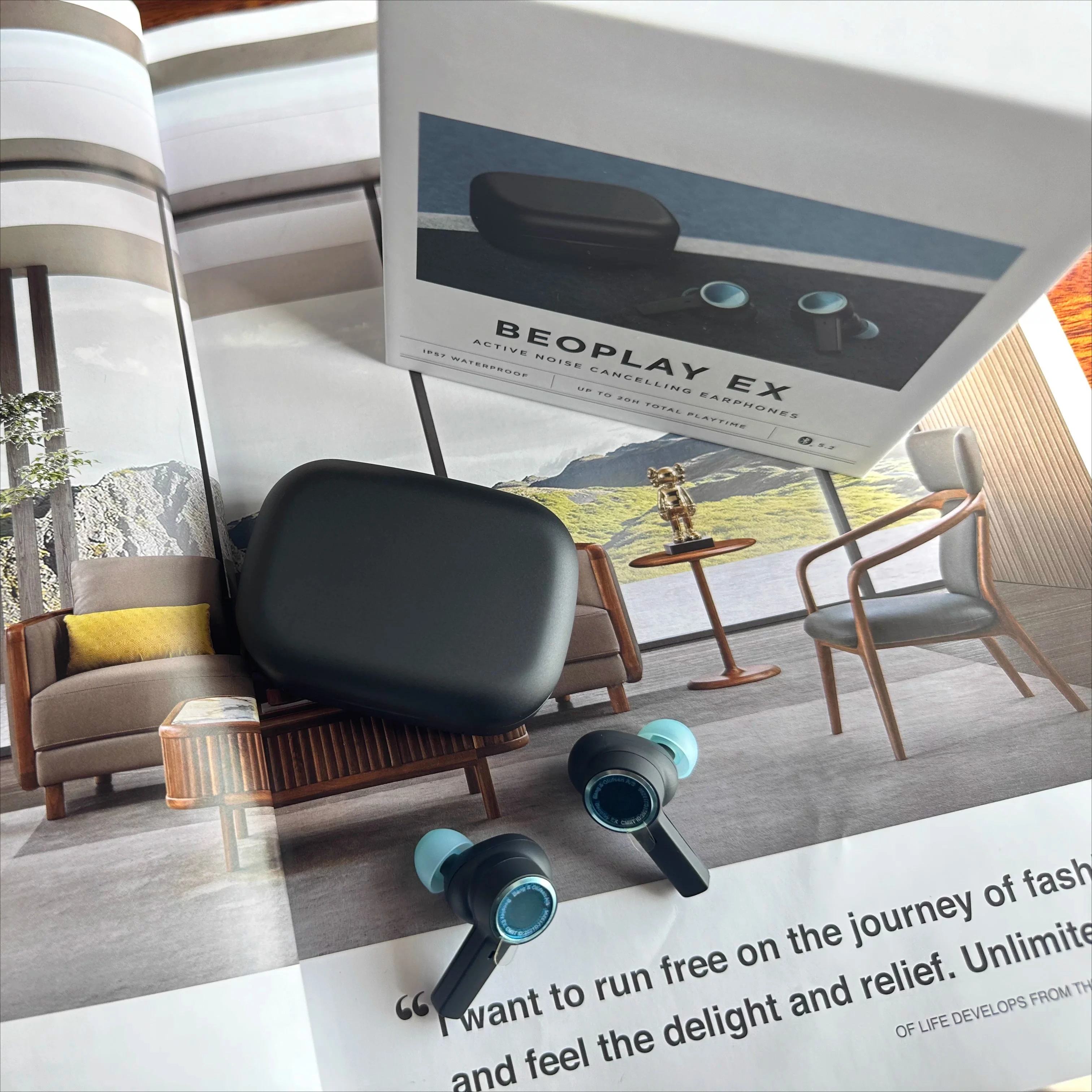 

Беспроводные наушники Beoplay EX 2026 с активным шумоподавлением, водонепроницаемые, с ультрадолгим временем автономной работы