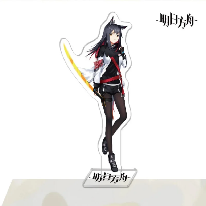 Hot Game Arknights Anime Figures Texas Specter Pramanix Cosplay Acrylic Stands Model Prop Plate Desk Decor Christmas Gift 15CM image 2