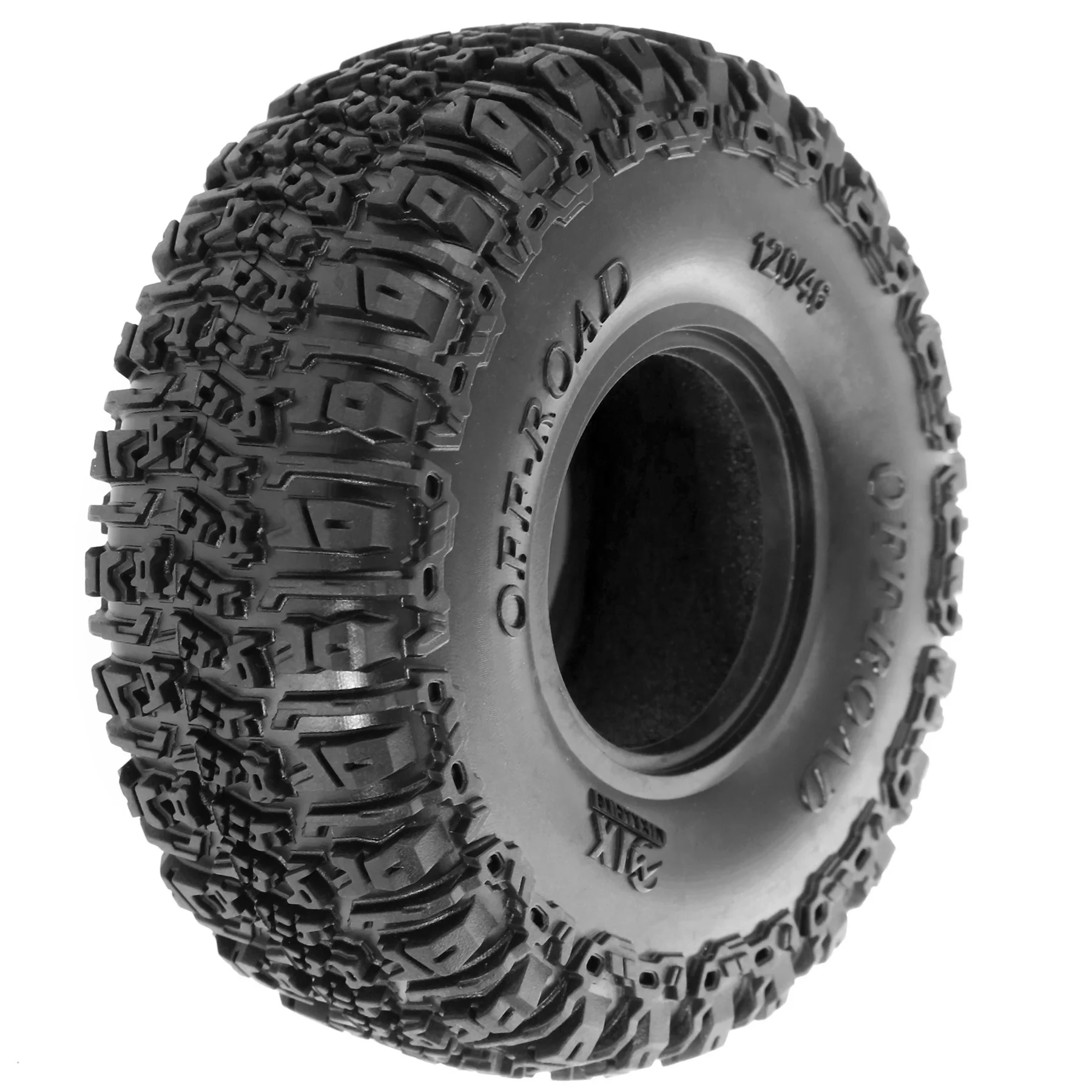 4PCS 1.9'' Rubber Tires Wheels Tyres ø118x46mm RC Replacement Parts for SCX10 90046 TRX4 Yikong 1/10 RC Climbing Car Crawler