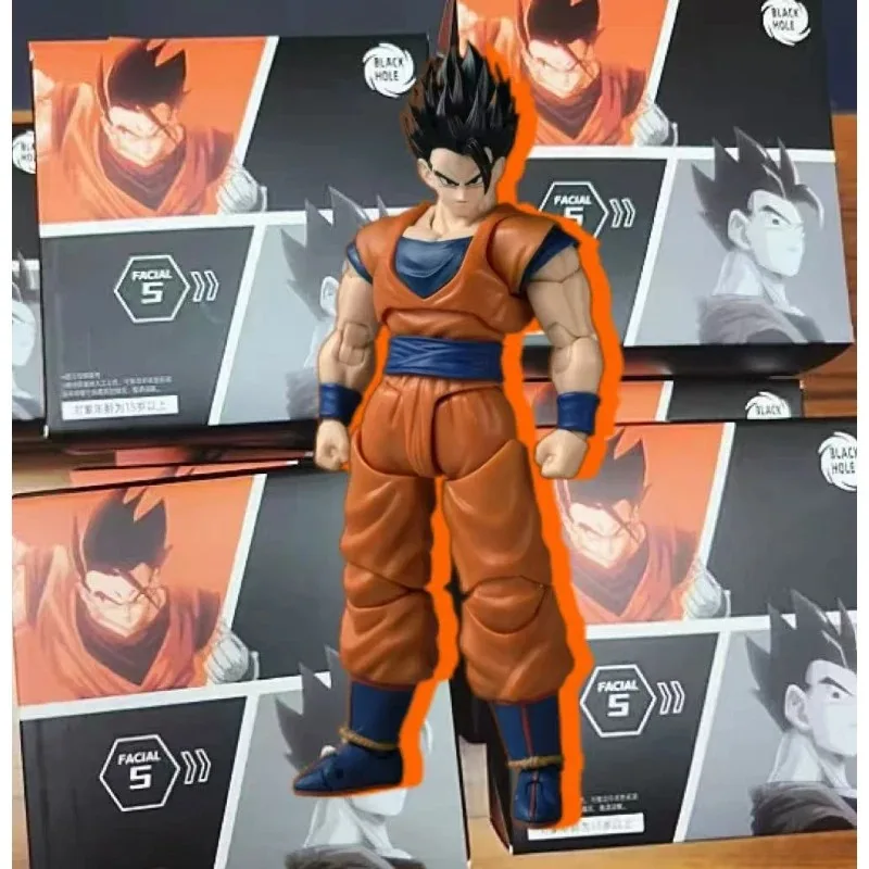 

In Stock Black Hole Toys Son Gohan Head Sculpt Dragon Ball Mystic Ultimate Son Goku Head Accessories Anime Action Figure Gifts