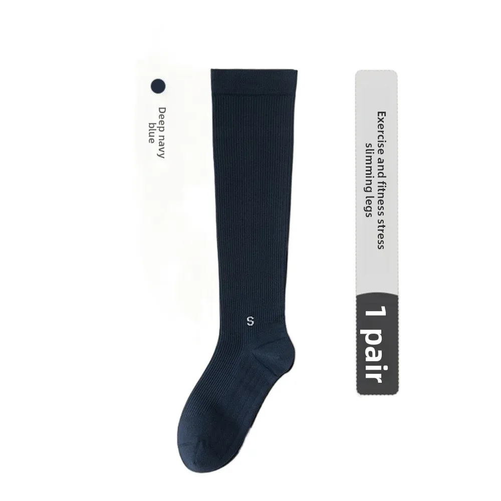 

New Professional Pressure Calf Socks Exercise Fitness Anti Slip Women Compression Socks Skipping Rope Yoga Running Yoga Socks