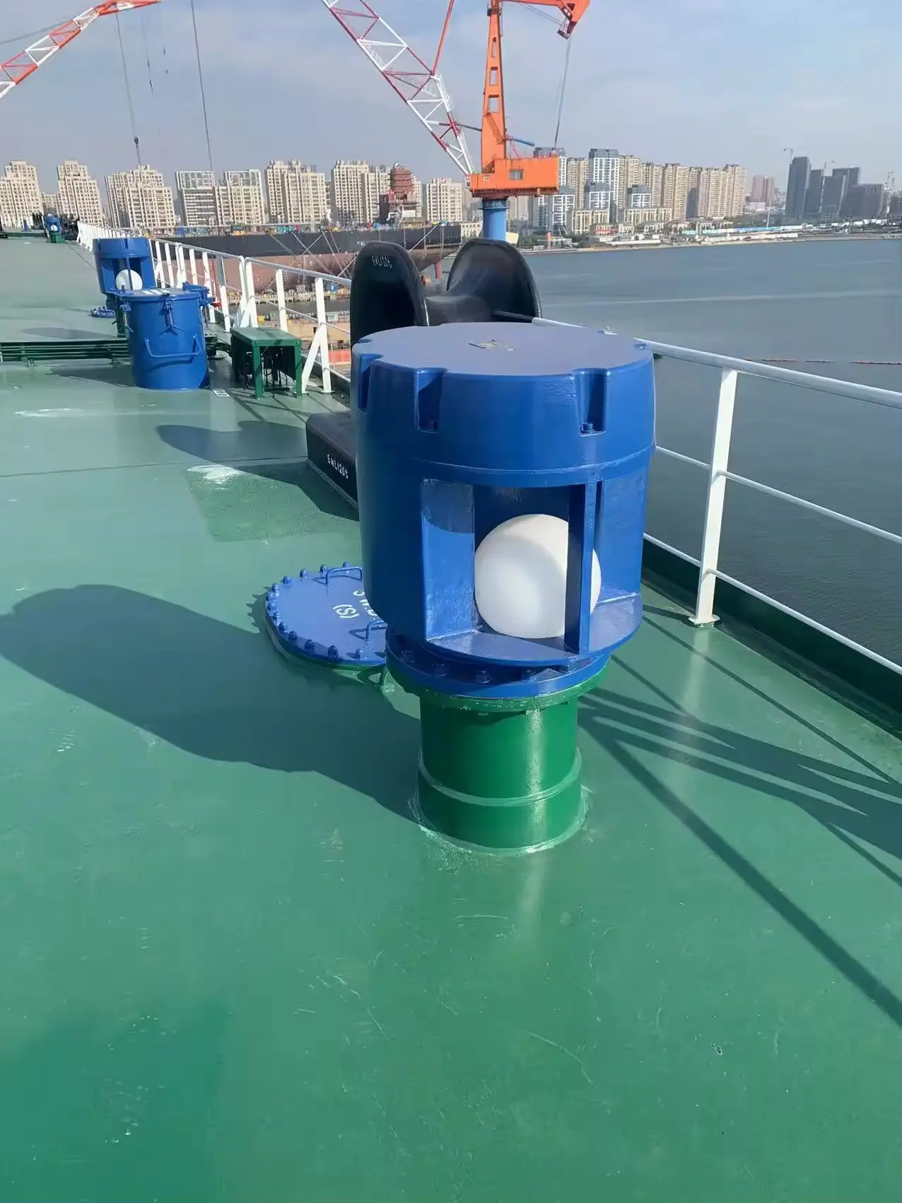 Tête d'aération avec approbation de type classe ABS BV LR CCS NK pour usage marin