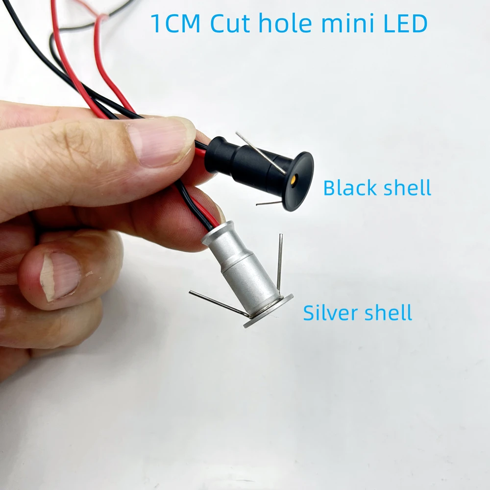 10MM Recessed LED Spotlight 12V Mini LED Cabinet Lamp with Driver AC110 240V Jewelry Display Light Indoor Ceiling Downlight