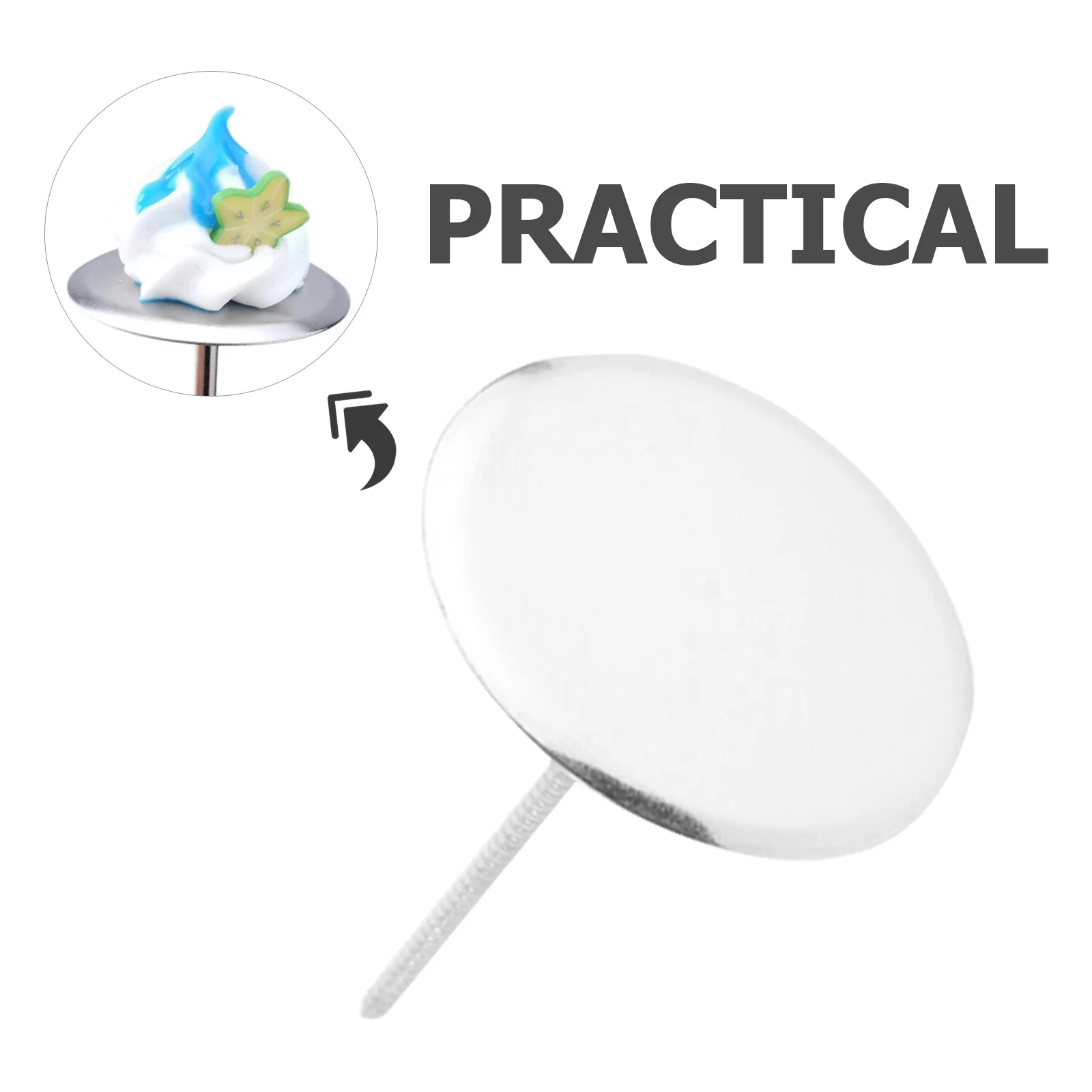 6 قطعة كعكة من الفولاذ المقاوم للصدأ زهرة الأظافر أدوات الخبز القابلة لإعادة الاستخدام لتجليد الورود الأنابيب المعجنات مسمار مجموعة زهرة معدنية مسمار كب كيك