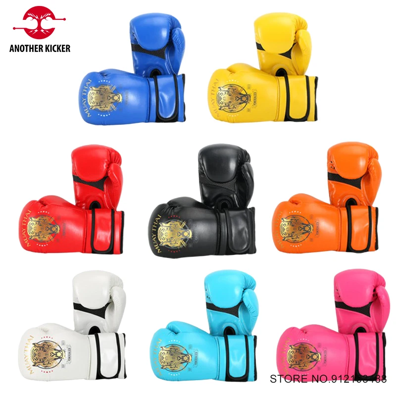 

Kick Boxing Gloves Men Women Kids Muay Thai Gloves Fight Kickboxing Glove MMA Sanda Karate Sandbag Punching Training Equipment