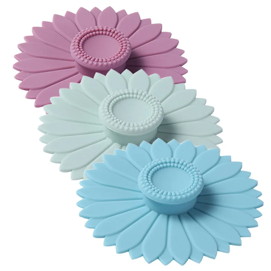 Food Grade Silicone Cup Lid Leakproof Cup Cover Reusable Mug Cover Anti-dust for Coffee Tea Drinking Cup Dustproof  Cup Lid