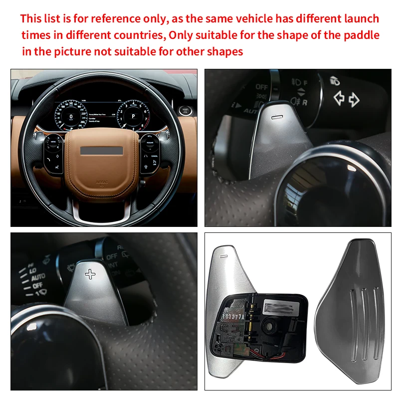 For Jaguar Car Steering Wheel Shift Paddle XF XE XJ F-PACE F-TYPE X760 X250 X260 X761 X351 Fit Land Range Rover Evoque Paddle - view 2