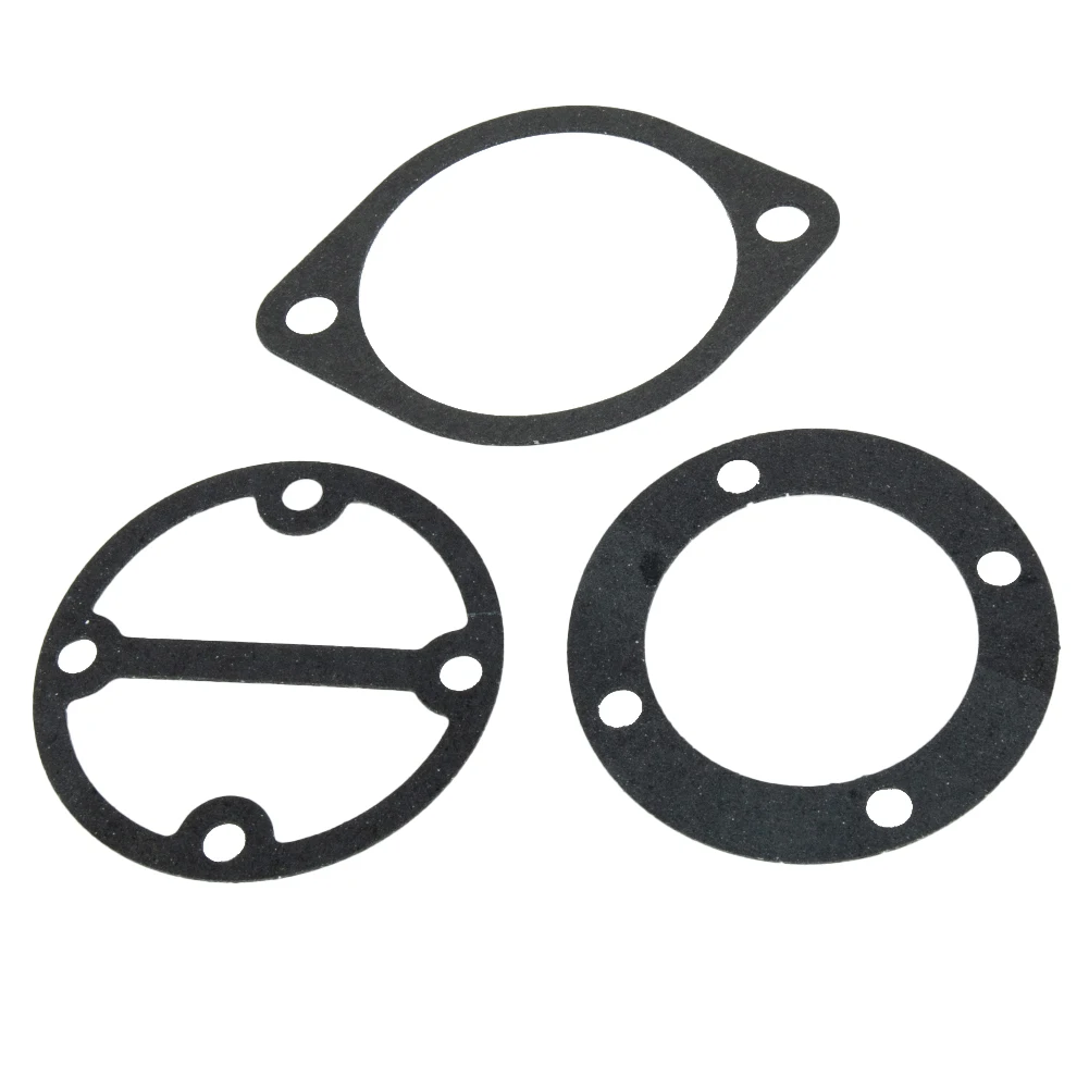 Valve Plate Gaskets Washers 3 Pieces/ Set Black 3 In 1 Plastic For Air Compressor Accessories Practial Bran New