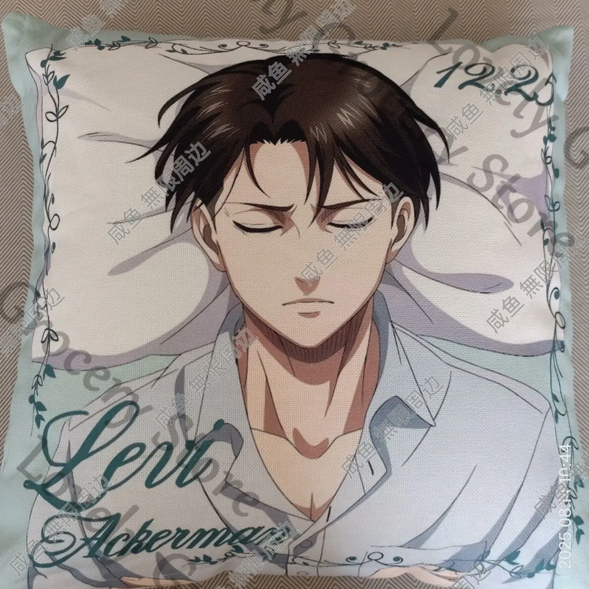 Anime Shingeki No Kyojin Ataque A Los Titanes Levi Ackerman Attack on Titan Cosplay Cartoon Throw Pillow Mascot Cushion Gift