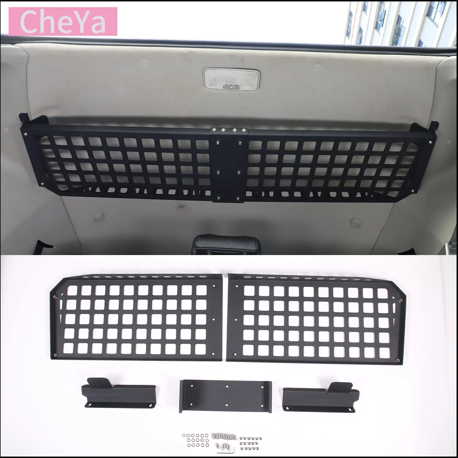 For Toyota FJ Cruiser 2007-2021 Car Trunk Roof Multifunctional Luggage Rack Storage Rack Aluminum Alloy Modification Accessories