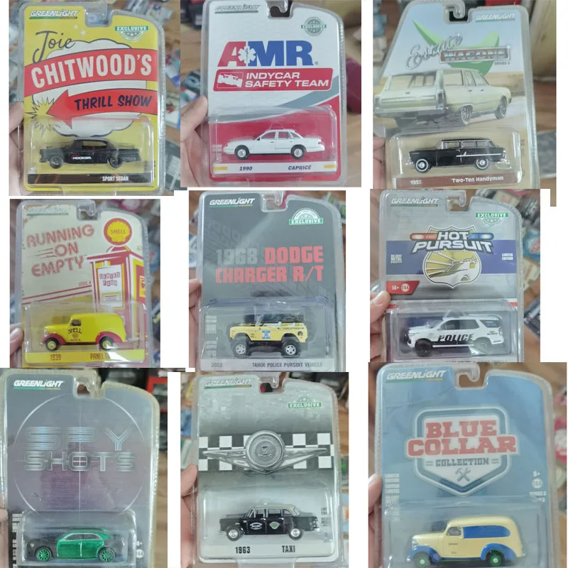 

Greenlight Diecast 1:64 Scale panel Truck&off-road Vehicle&sedan Simulation Alloy Car Model Collection Display Toy