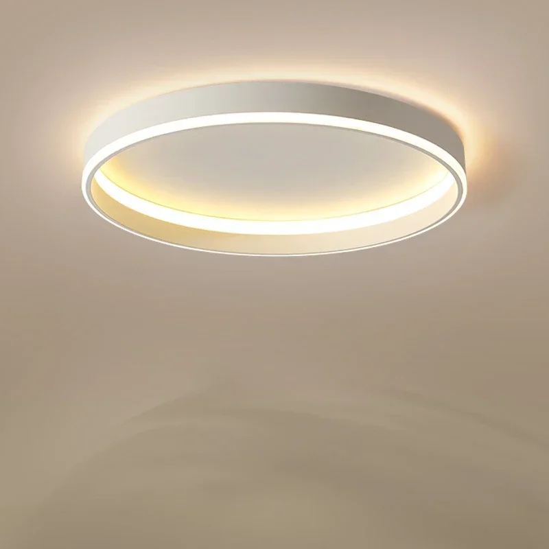 

Minimalism Bedroom Lamp Led White Ceiling Light Originality Roundness Study Decoration Indoor Lighting Lampara Sa Kisame FYCL