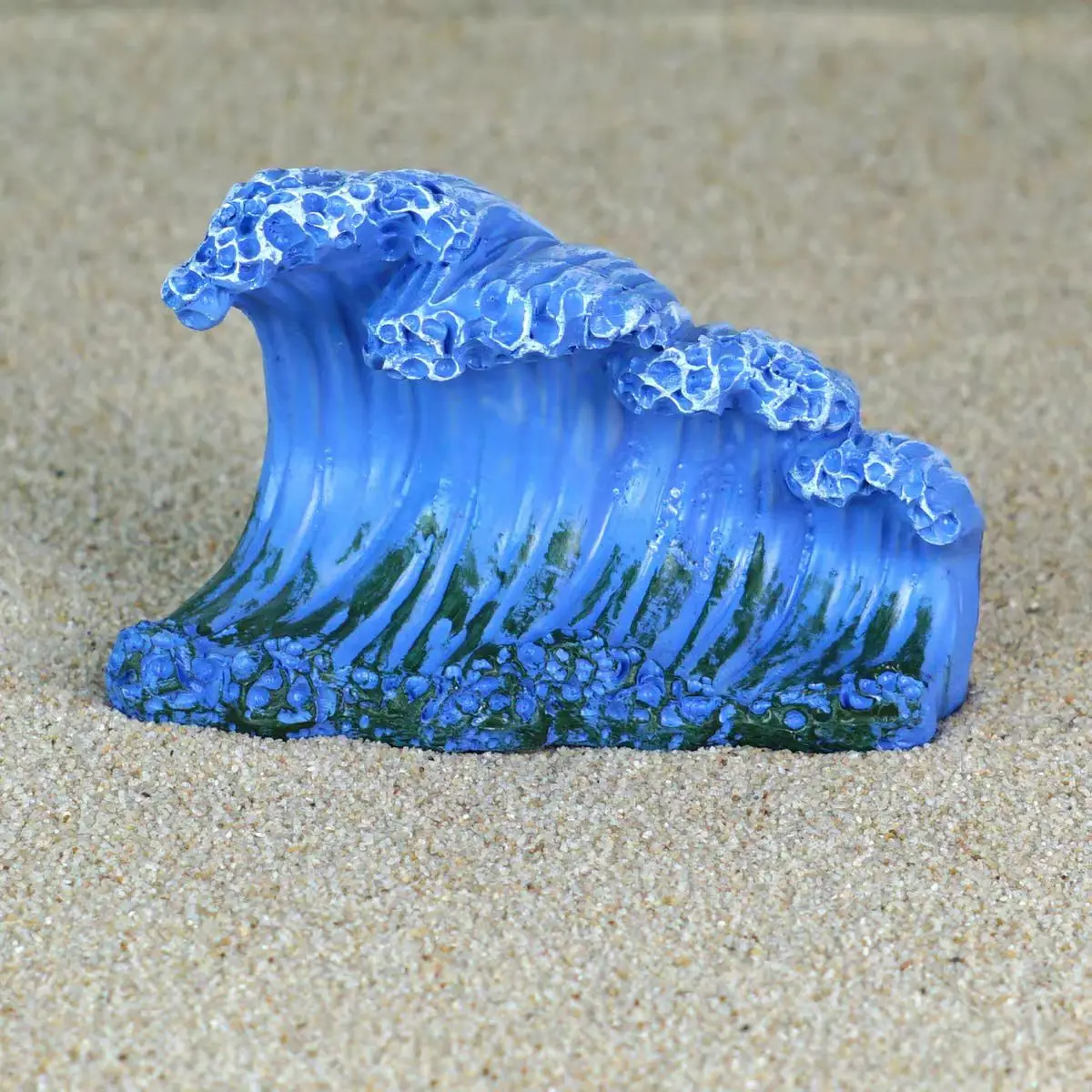 resin figure mental psychological sand table game box court therapy tsunami wave