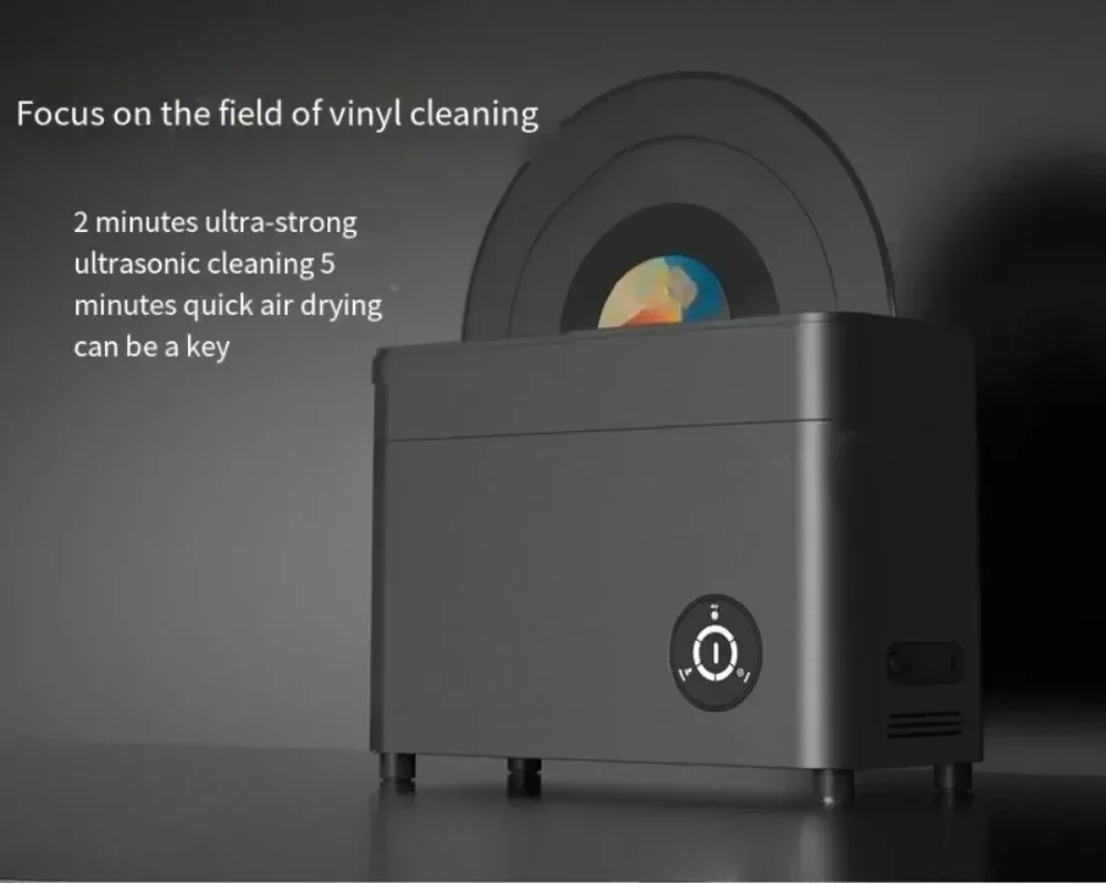 Vinyl Record Fully Automatic Ultrasonic Record Cleaner with Drying Function