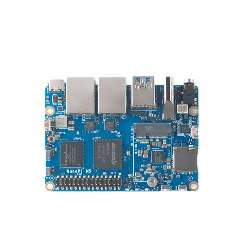 

Чипборд Friendly Nanopi M5 Rockchip Rk3576 Sbc Dual Gbe, разъемы M.2 Nvme и Sdio Wi-Fi, поддержка хранения Ufs 2.0