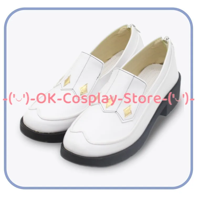 PU couro Anime Cosplay sapatos, Botas de Carnaval de Halloween, Jogo Projeto Sekai, Custom Made Props