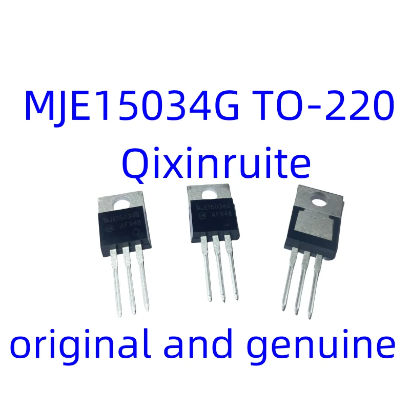 Qixinruite   New original MJE15034G MJE15035G TO-220 audio amplifier mid high frequency driver bipolar power transistor