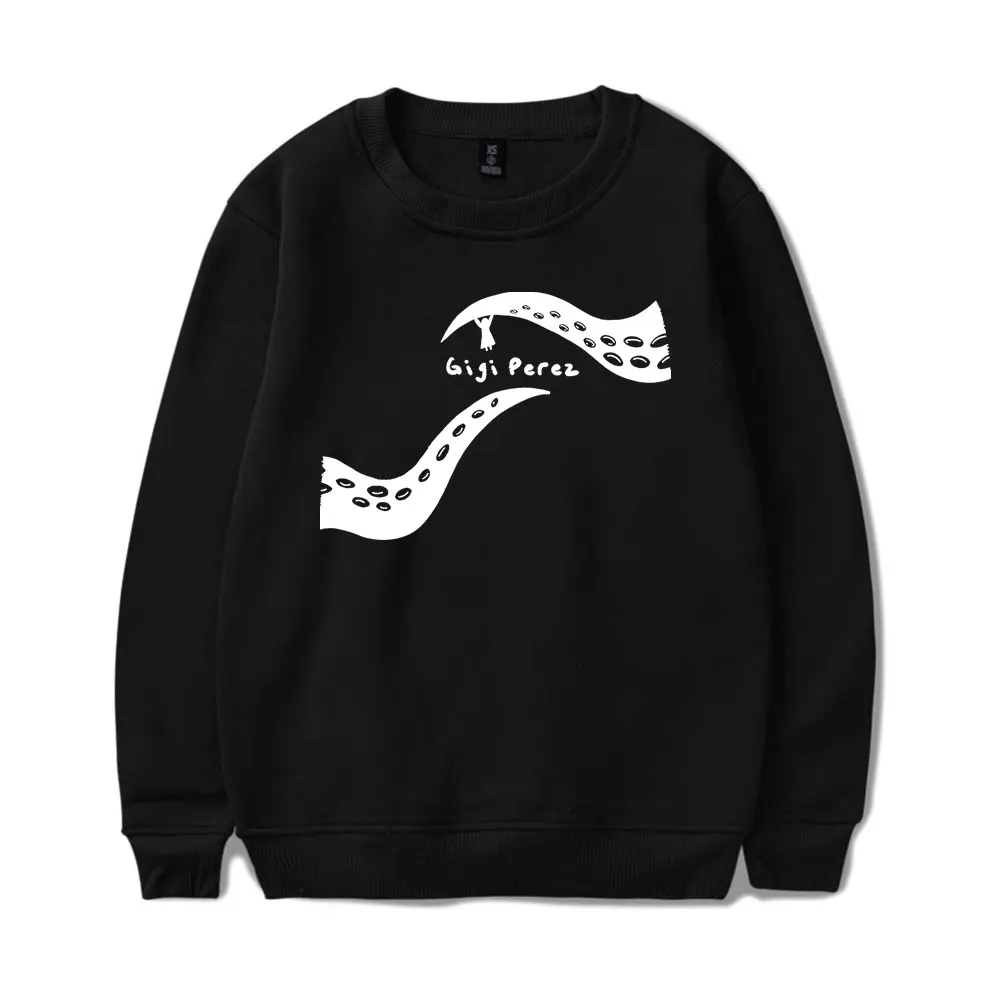 

Gigi Perez Tentacle Tour Crew Neck Pullover Sweatshirt Unisex Graphic Print Casual Top for Workout Daily Lounging