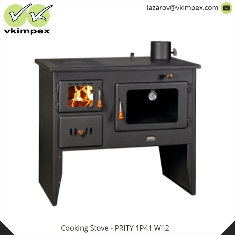 High Quality Modern Steel Wood Burning Cooking Stove 18KW Heat Output 1 Bar Working Pressure 2-Year Warranty Reliable Price