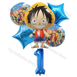 One Pieceed Luffy Zoro 32in Number 18in Star Foil Ballon Party Accessories Gifts Party DIY Event Props Party Supplies Decoration